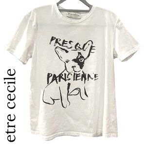 etre cecile presque parisienne French bulldog tee